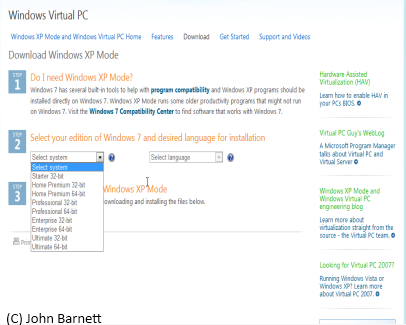 windows xp mode windows 7 files