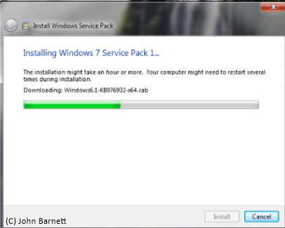 windows 7 service pack 1 won t install