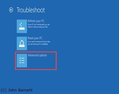 alternative quick access menu control