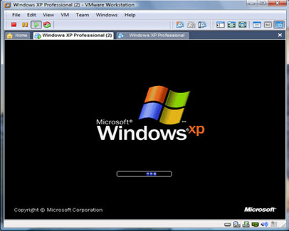 Windows XP loading