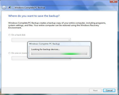 Windows Complete Pc Backup And Restore For Vista Home Premium