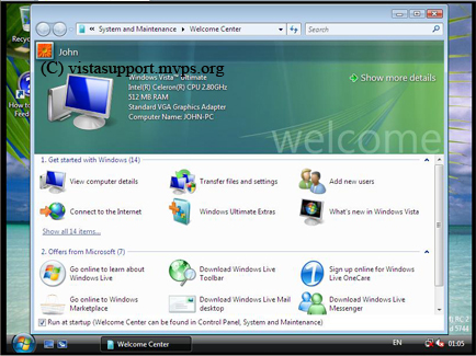 Windows Desktops Vista