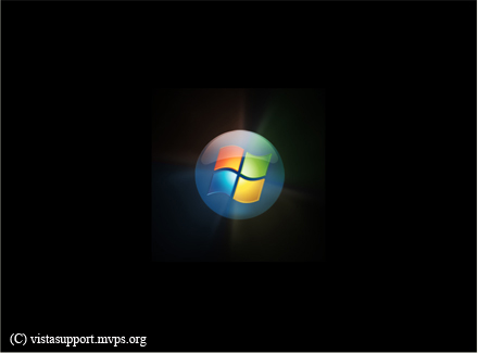 Windows Vista logo screen
